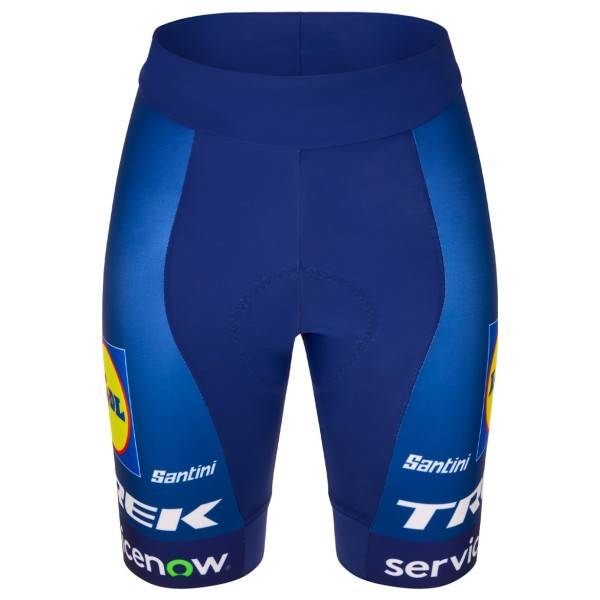 Santini Women's Lidl Trek Shorts Cykelbukser Damer størrelse S farve blå
