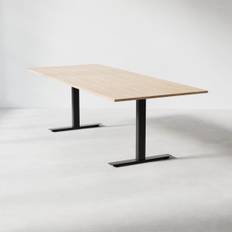 Konferencebord Modul, Størrelse 220 cm, Farve Eg, Ben Sort