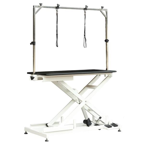 TE808 ECO White Trimbord Elektriskt 105 cm - svart matta