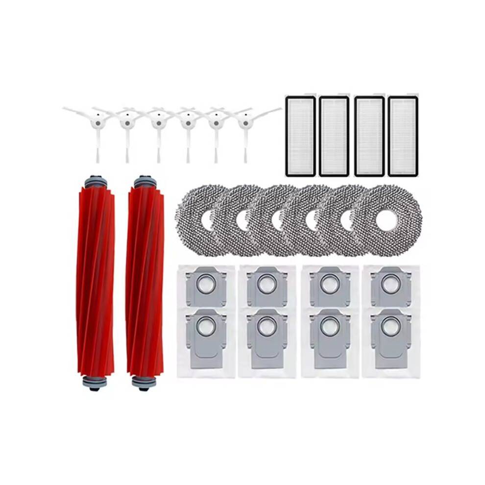 26PCS for Q Revo MaxV/Q Revo S/Q Revo Pro Replacement Parts Main Side Brush Dust Bag Hepa Filter Mop Cloths