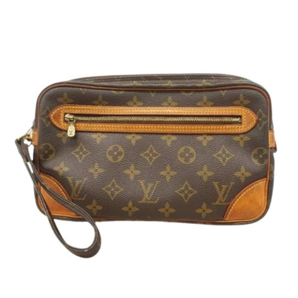 Louis Vuitton Vintage Pre-owned Clutch taske - Vintage - Dame - Brun - ONE SIZE -