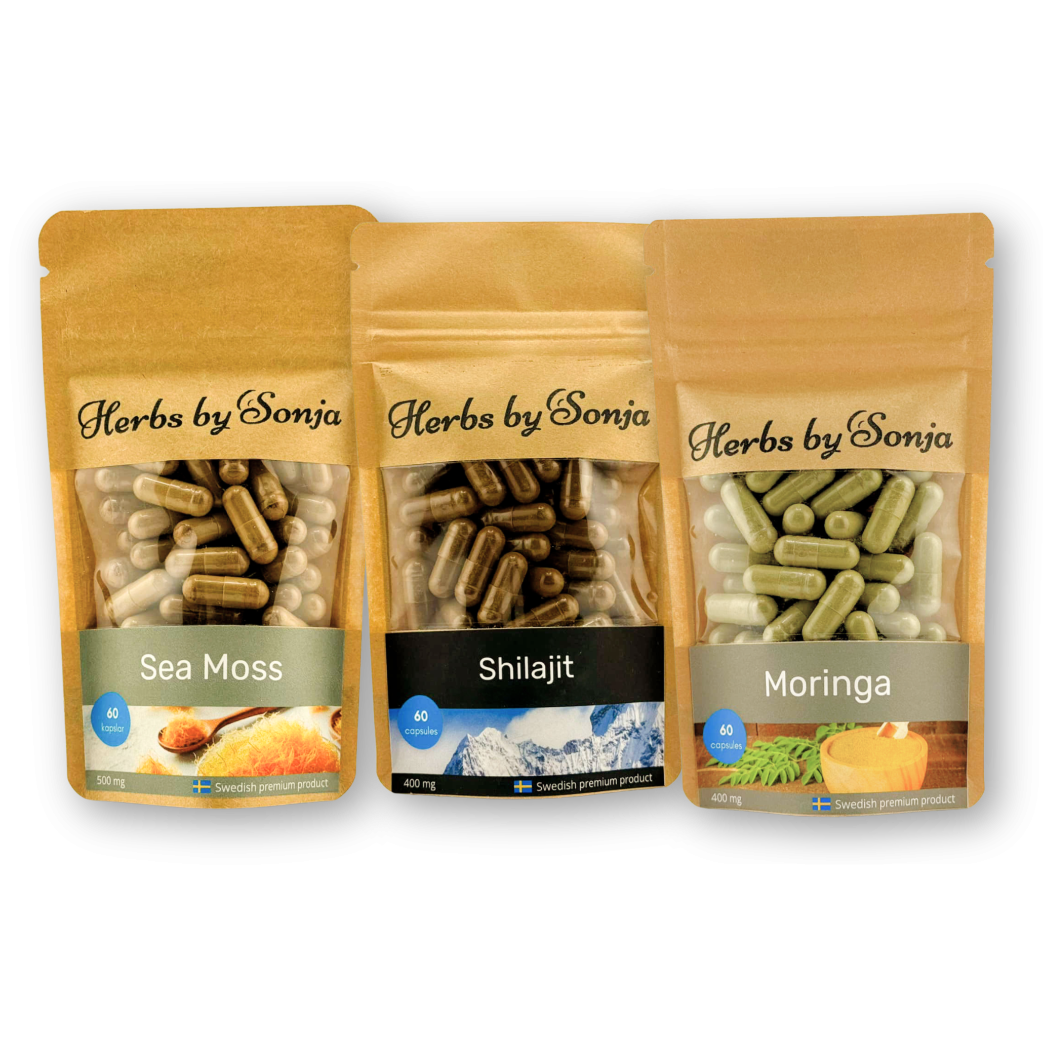 Minerals & Beyond - Shilajit, Moringa och havsmossa