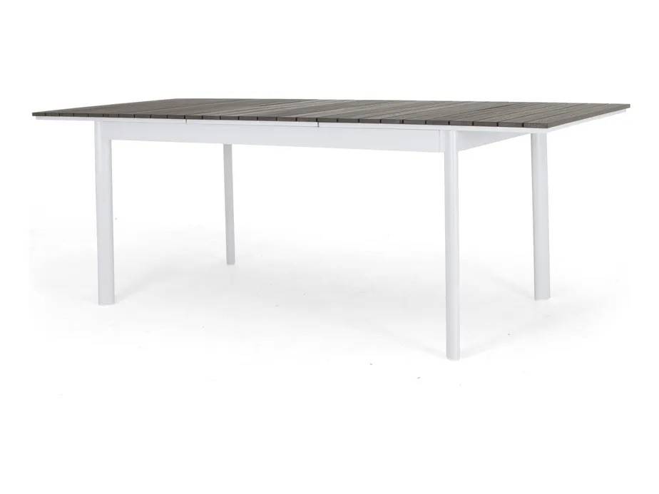 Selected Home Nice matbord Vit/grå nonwood 156-212x90 cm