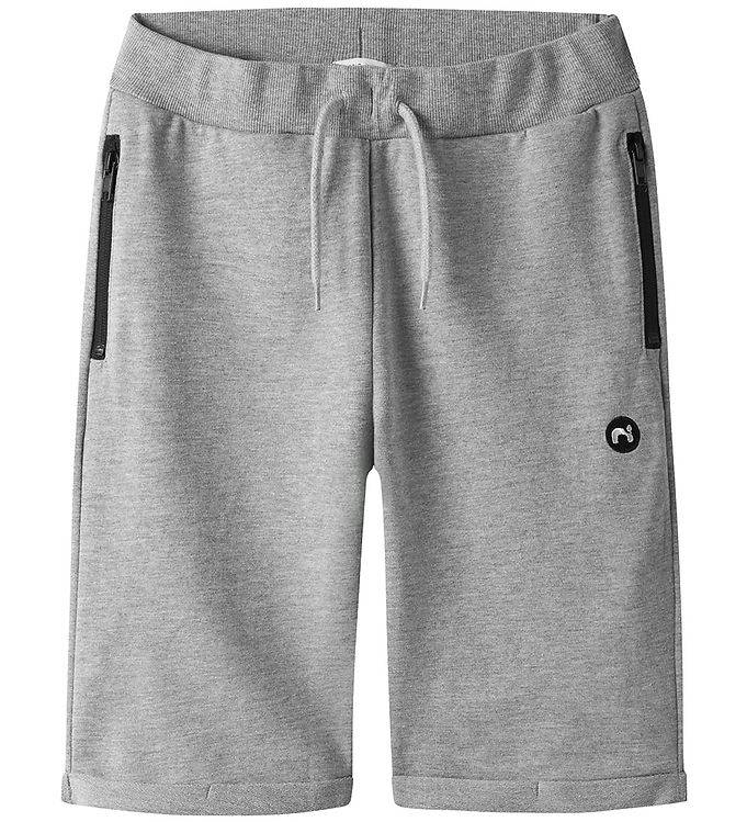 Name It Sweatshorts - Nej - NkmVimo - Grey Melange - Name It - 3 år (98) - Shorts