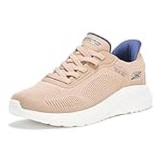 Skechers Hands Free Slip-ins Squad Chaos-Solid Step sneakers för män, toupe, 42 EU