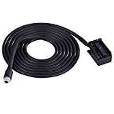 AUX In Female Cable, Car 6000 CD Audio Female AUX Input Adapter Kabel för Focus Mondeo med borttagningsverktygsnycklar