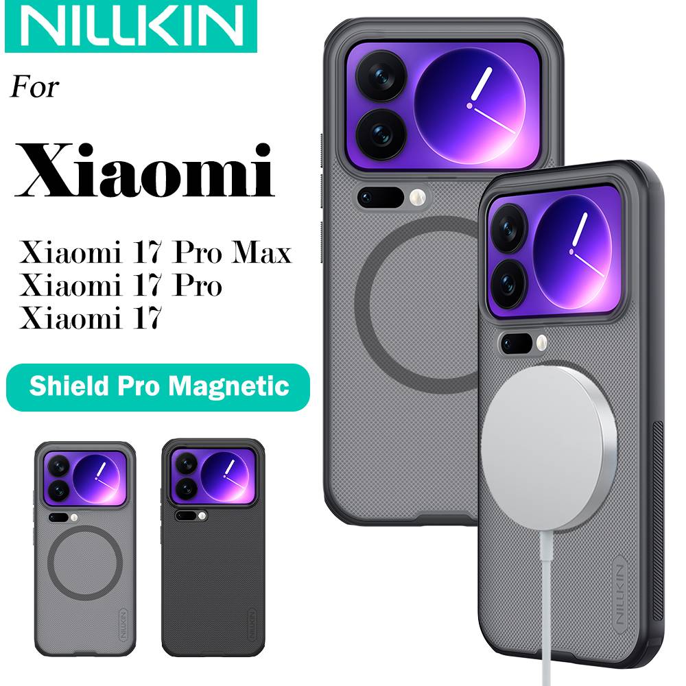 Nillkin For Xiaomi 17 Pro Max Mi 17 Pro Mi 17 Magnetic Frosted Shield Pro Phone Case Anti Fingerprint Shockproof Back Cover