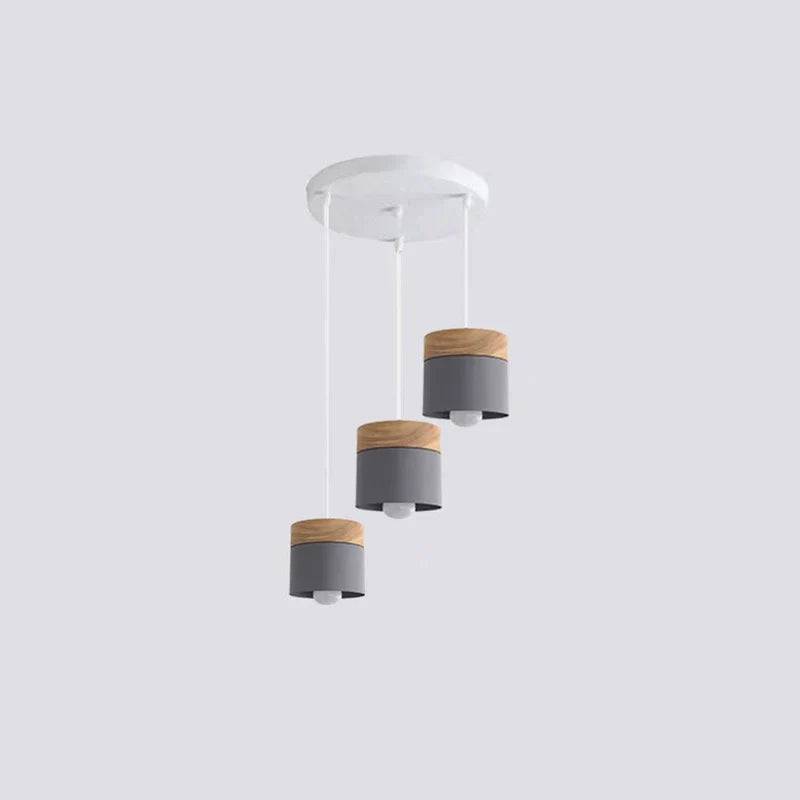 DesignBoîte Lampa - Elegant Morandi Taklampa för Varje Interiör - Grå / Dagsljus (5000-7000K) / Rund