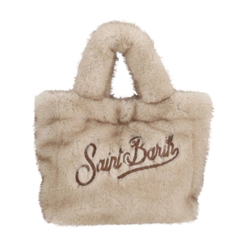MC2 Saint Barth Lille skuldertaske - Tasker - Dame - Beige - ONE SIZE - Uld