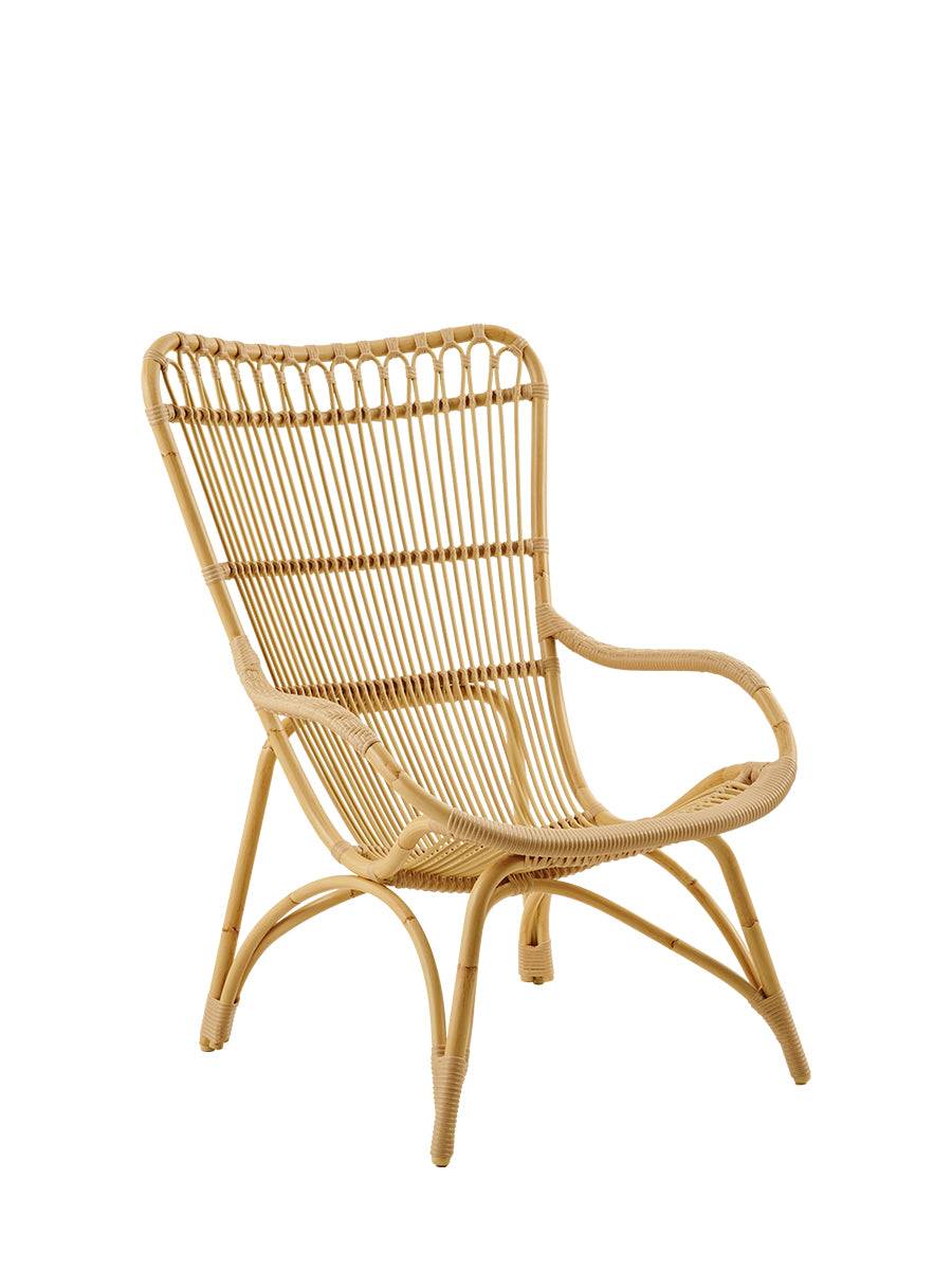 Monet Exterior Lænestol, Natural fra Sika-Design Ingen hynde - Jacobsen Plus