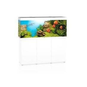 Juwel Rio Akvarie 450 L Hvid med ledlys 151x51x66CM (05450) Kun afhentning.