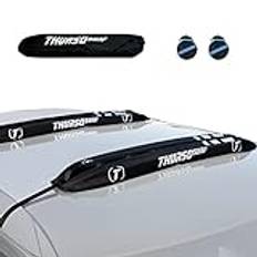 THURSO SURF Universal takräcke för bil mjuka takräcke för kajak skidor snowboard SUP paddle board tillbehör flera fästpunkter Daisy Chain 18 cm bas 5 m spännremmar metallfästen