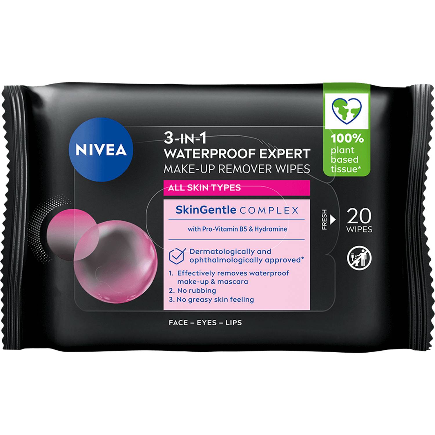 NIVEA MicellAIR Expert Wipes 20 pcs