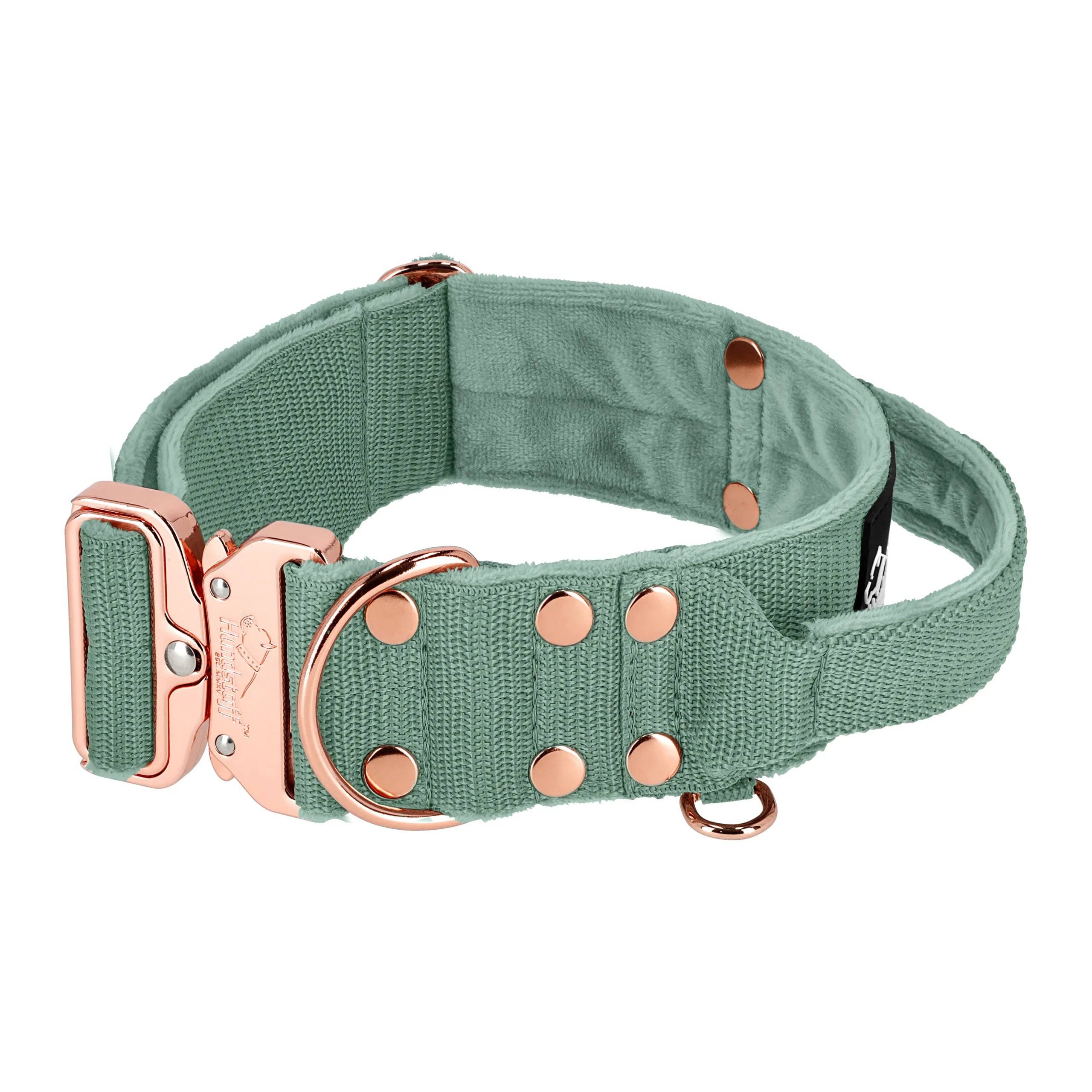 Extreme Rose Buckle Pastel Green - Starkt och säkert halsband - Default Title