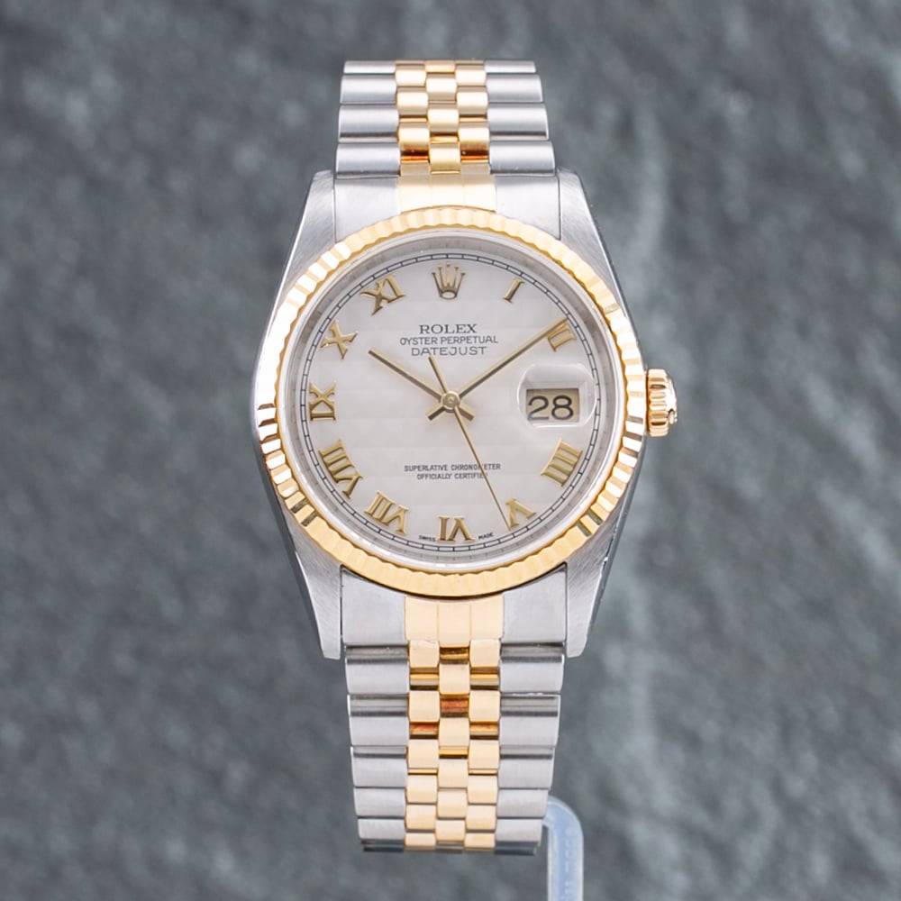 Pre-Owned Rolex Datejust Watch 16233 - White.