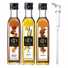 Routin 1883 Pakke 3x25 cl Sirup Inkl. Pumpe