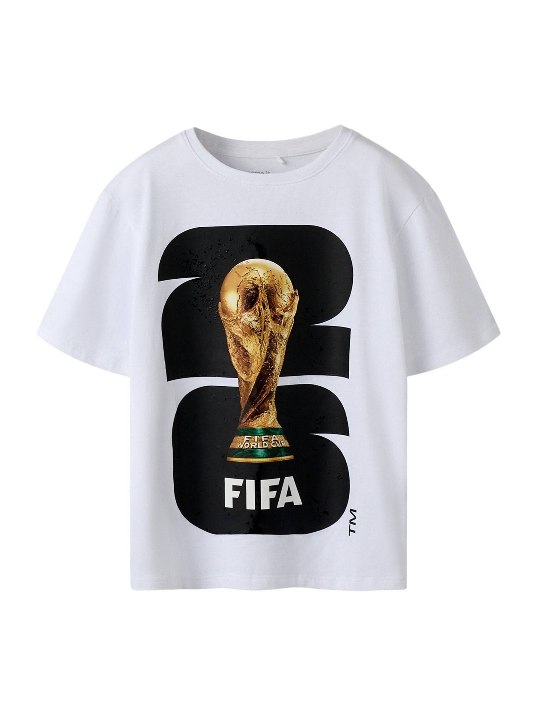 Name It Name It White Fifa World Cup Short Sleeves T-Shirt