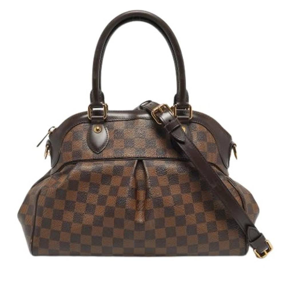Louis Vuitton Vintage Pre-owned Vintage Canvas Håndtaske - Vintage - Dame - Brun - ONE SIZE -