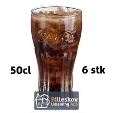 Coca-Cola glas 50 cl. - 6 stk.