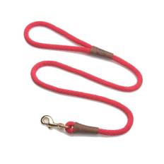 Mendota dog leash Red 1.8 meters long, 13 mm thick