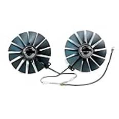 FDC10M12S9-C 12V 0.25AMP 95mm VGA Fan Compatible with RX470 RX570 RX580 GTX 1050Ti GTX 1070 Ti Gaming 4PIN 13 Blades Cooling Fan(2 FAN)