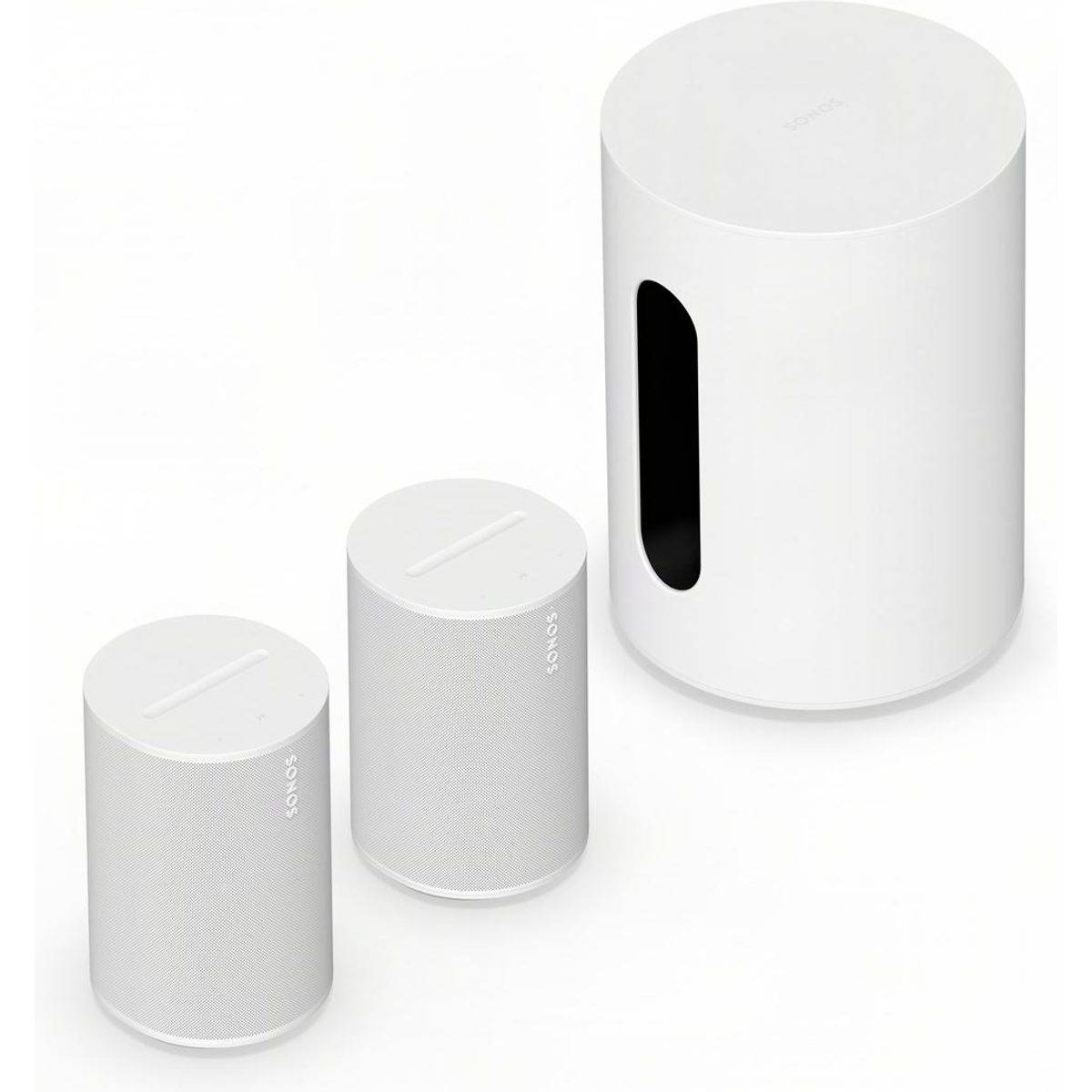 Sonos Pakke 2x Era 100 SL + Sub mini hvid.