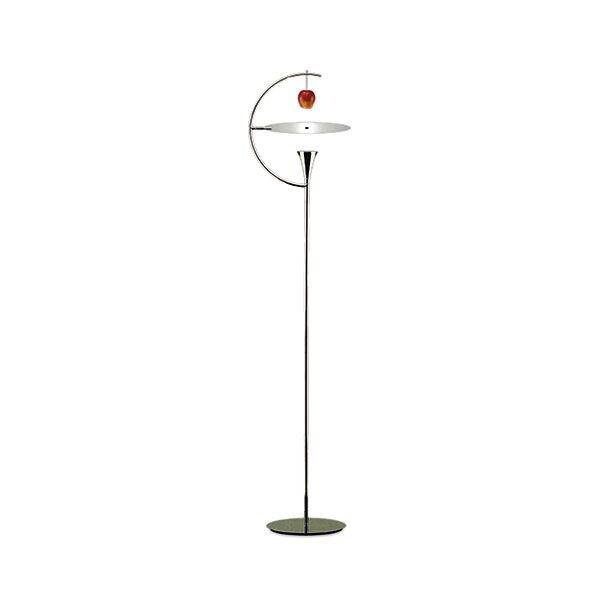 Newton Gulvlampe Krom/ Hvid.