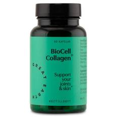 Great Earth Biocell Collagen II + Hyaluronsyre, 60 kapsler