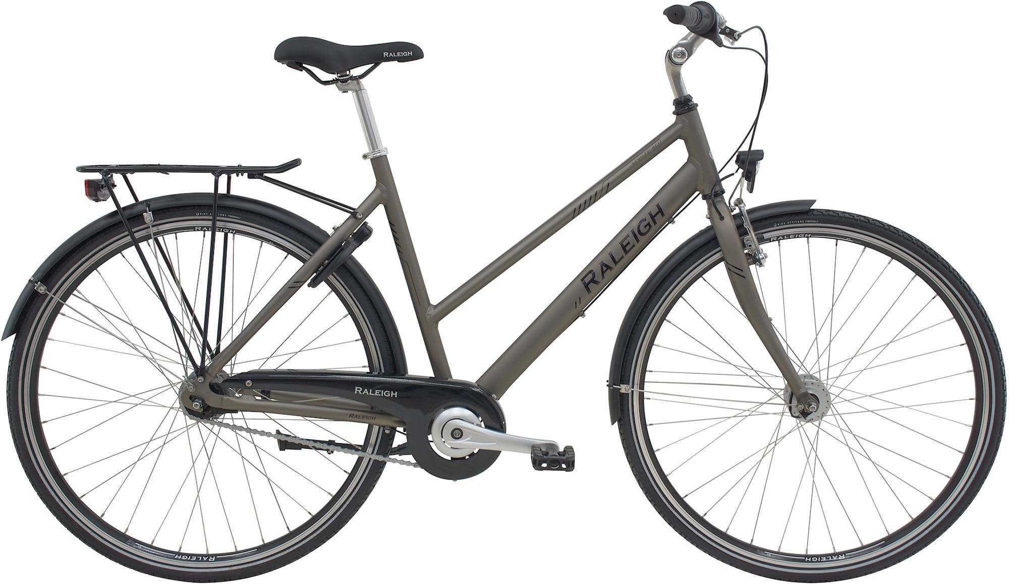 Raleigh Sprite Alu Dame 7g Fodbr. Mat Mørk - 52 Cm - Citybike Herre - Grå.