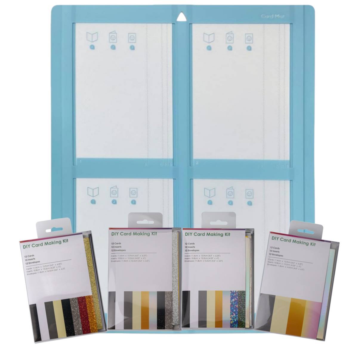 A Set of Card Making Starter Kit for Cricut Maker 3 & Explore3 Machines, Insert Cards & Card Mat for DIY Create Greeting Cards