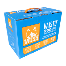 MUSH Vaisto Blå Nöt-kalkon-lax-måltid 800 g (10 kg)