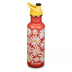 Klean Kanteen 27oz Classic Daisy 800ml drinks bottle with Sport Cap