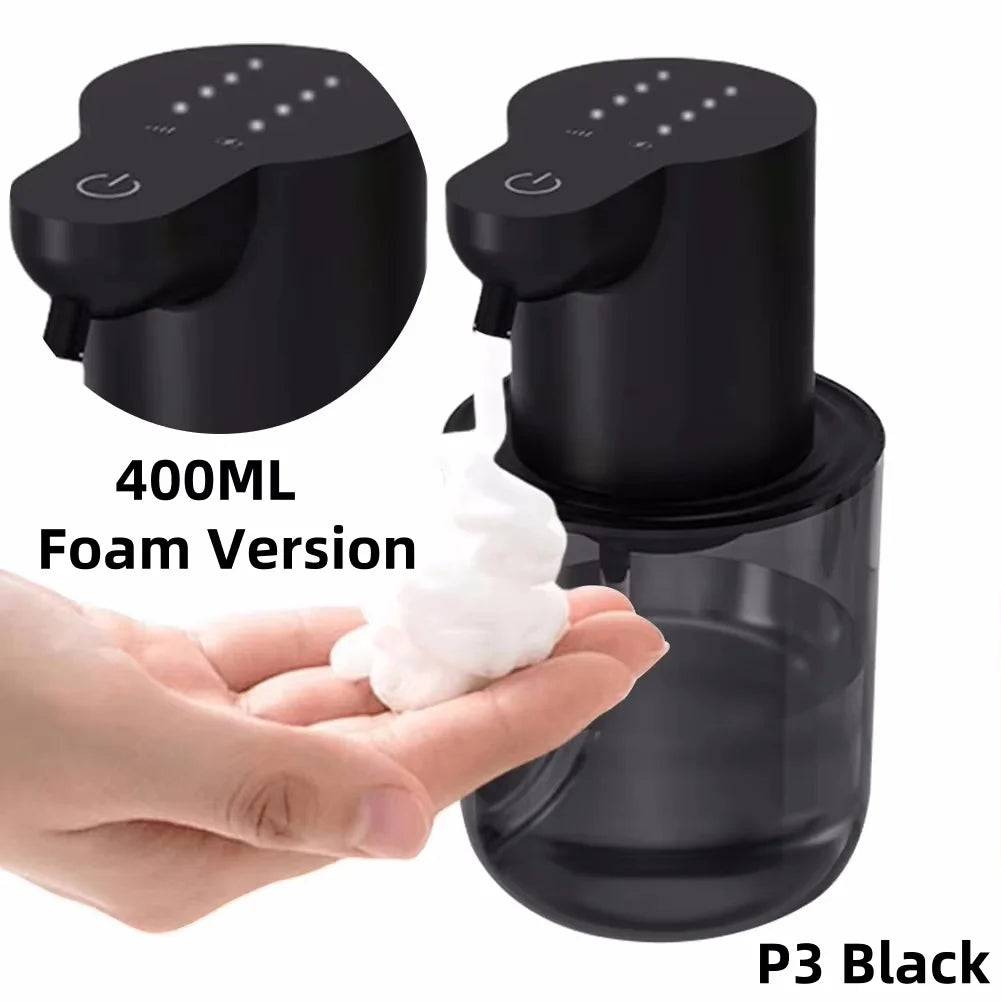 Automatic Soap Dispenser Foam USB Charging Touchless Smart Display Infrared Sensor - P3 400ML Foam