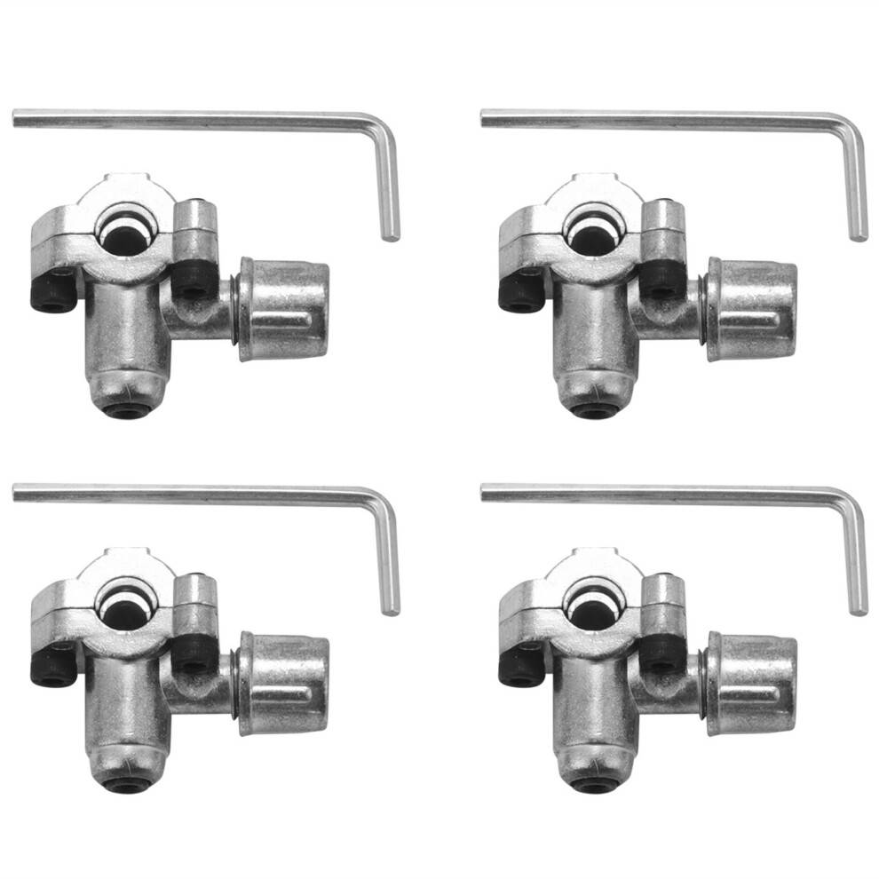 4-Pack BPV-31 Piercing Valve  Kranventilsats Justerbar för Luftkonditionering HVAC 1/4 Tum, 5/16 Tum, 3/8 Tums Slang