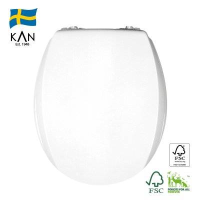 Kan 2001 Exclusive toalettsits, vit