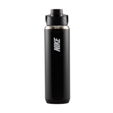Nike Recharge Chug-vandflaske (710 ml) i rustfrit stål - sort - EINHEITSGRÖSSE