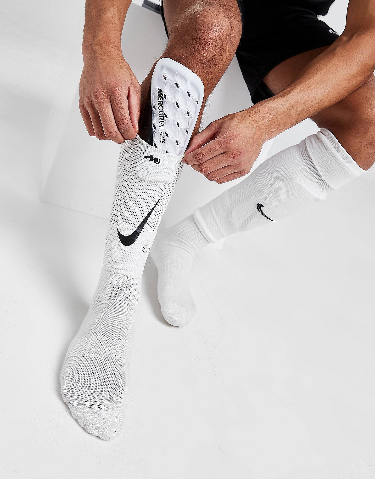 Nike Mercurial Lite Skinnebensbeskyttere Herre, Hvid