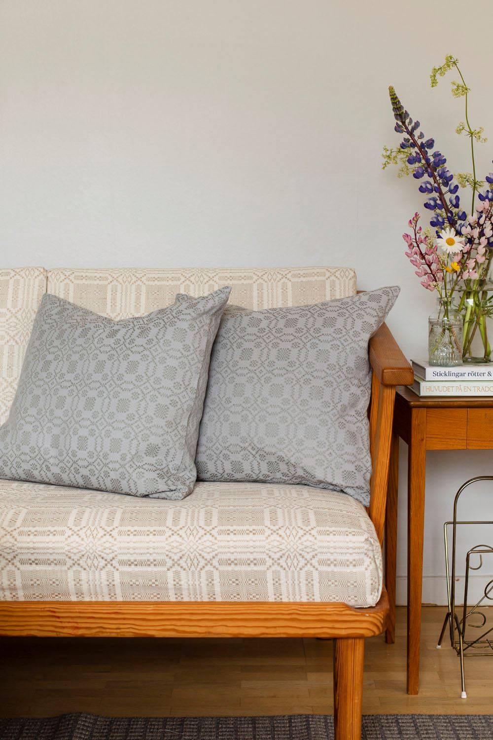 Cushion, Tällbergskrus, Grey