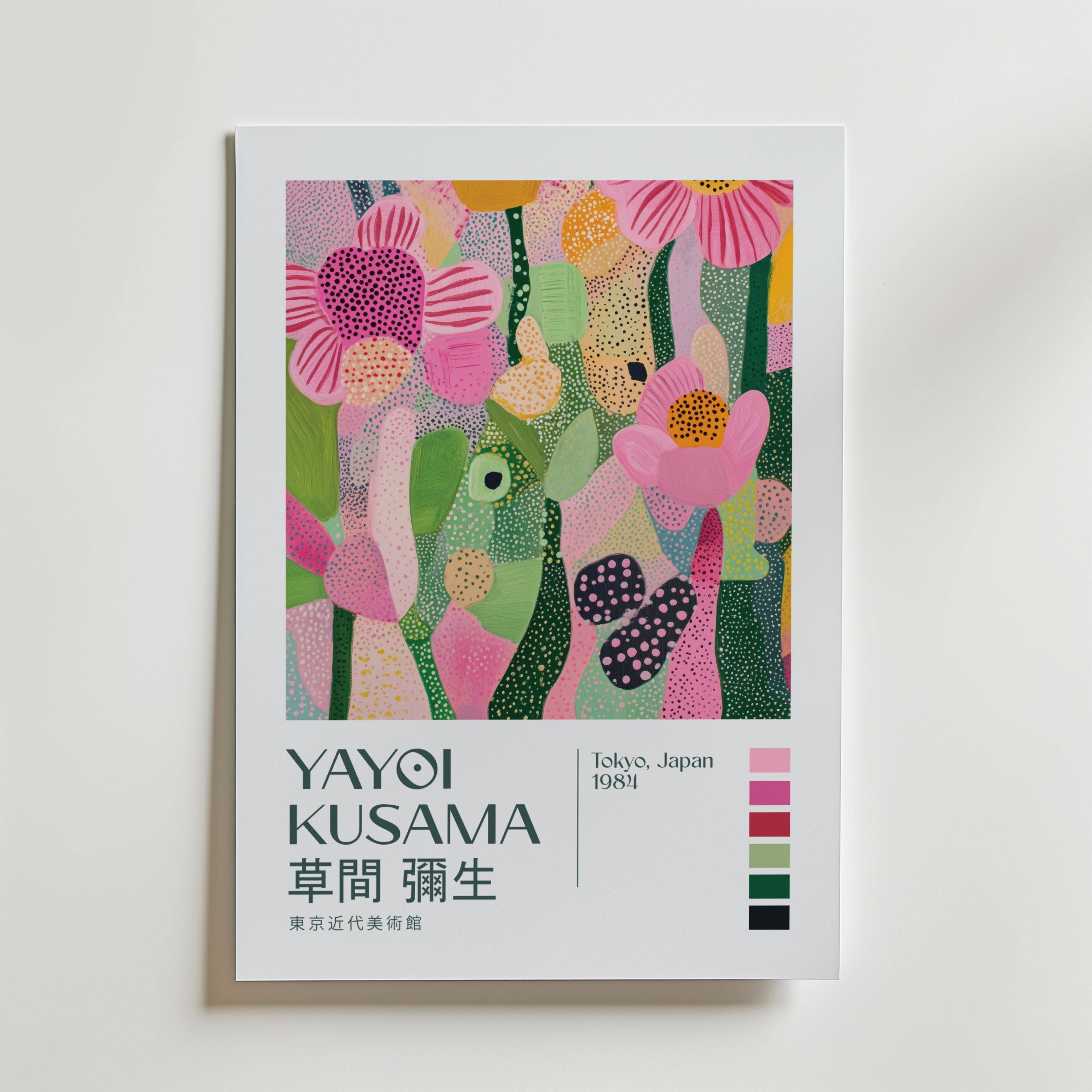 Yayoi Kusama Garden of Dreams Poster - Fine Art Poster 13x18 cm