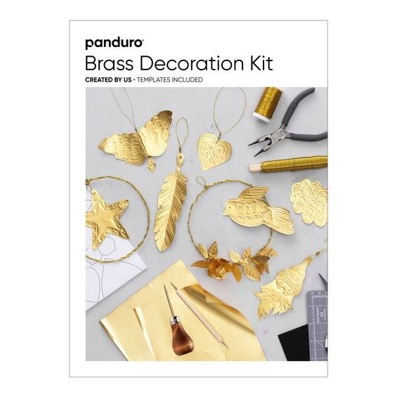 DIY-kit Skapa vackra föremål & dekorationer med glänsande mässing - Mässing