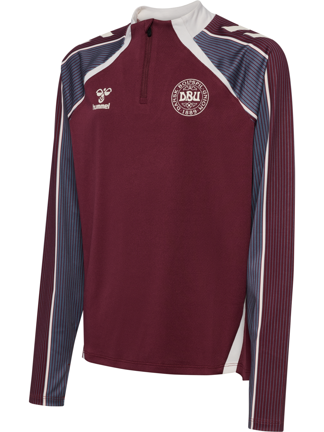 Hummel - DBU Woman 25 Pre Game Half Zip Kids | Multifarvet | Zip Jacket | Børn | Str: 140 - Hurtig levering 1-2 hverdage