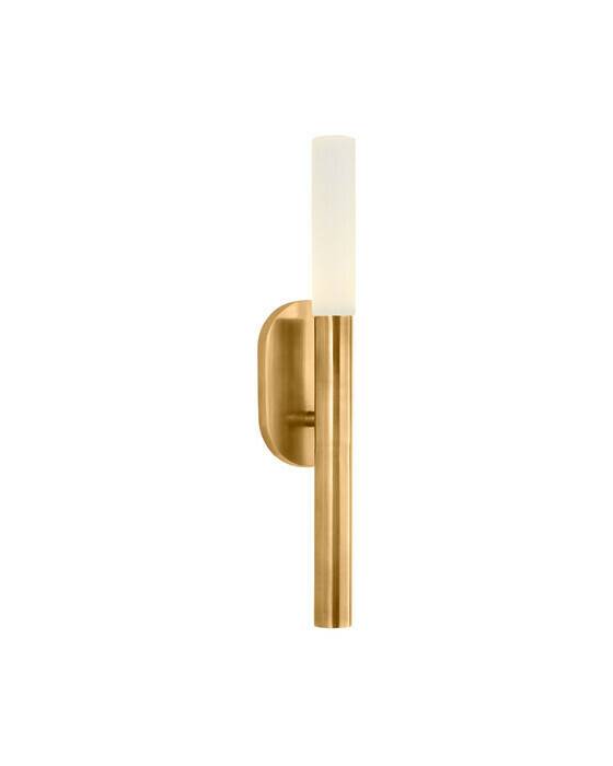 Rousseau Small Bath Sconce Antique-Burnished Brass