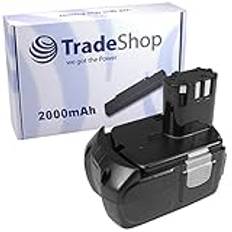 Trade-Shop Li-Ion batteri 14,4 V/2 000 mAh kompatibel med Hitachi BCL1415, BCL1430, EBL1430 för Hitachi C-2 CJ14 DH14 G14 UB18 DS14 DV14 WH14 WR14