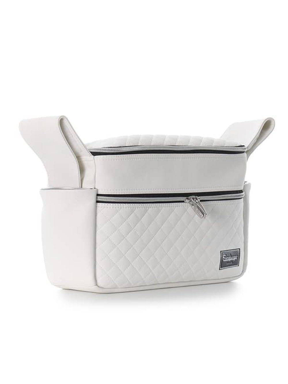 Emmaljunga Organizer De Luxe White Leatherette
