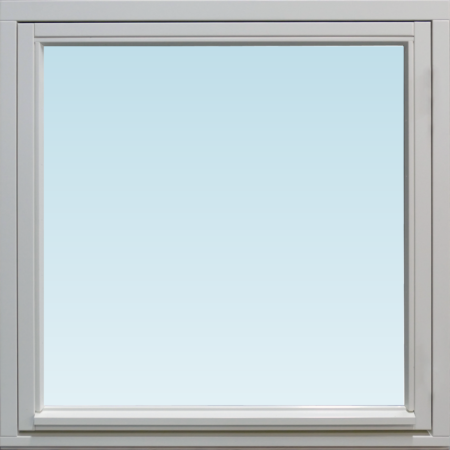 Dala Fönster DF sidohängt fönster utåtgående 980x980mm vänster 1-luft, insida trä utsida trä, 2-glas  (10x10)