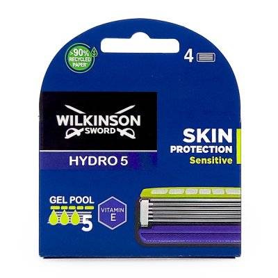 Wilkinson Sword Hydro 5 Skin Protection Sensitive - 8 rakblad (Prenumeration: Var tredje månad)