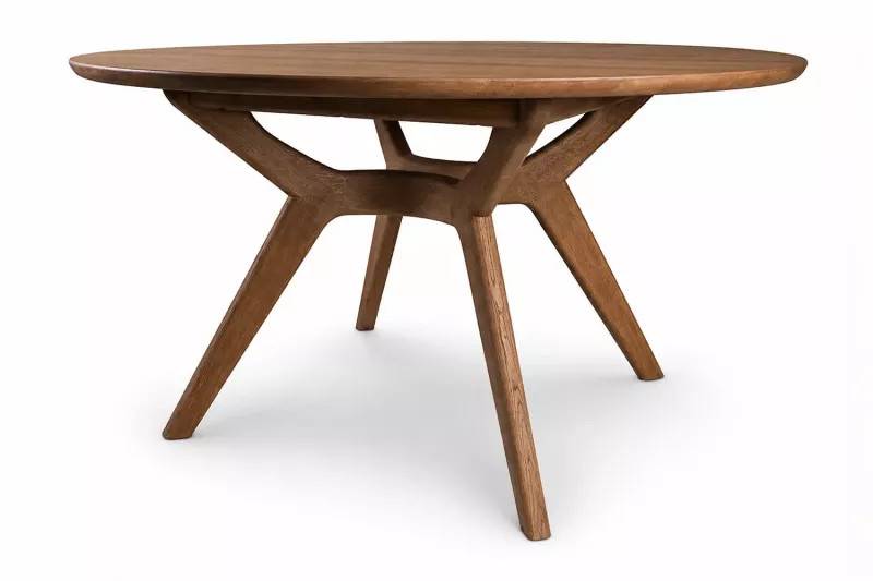 Kristensen & Kristensen - Amelia Runt Matbord (140 CM, Grey Brown Oiled Oak OC20-1)