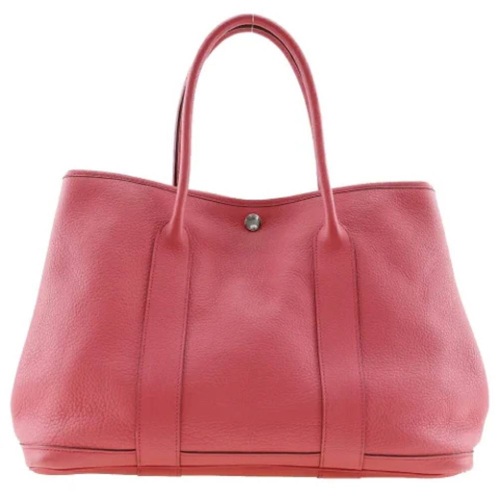 Hermès Vintage Pre-owned Stof hndtasker - Vintage - Dame - Lyserød - ONE SIZE - Tyl