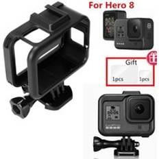 Suptig tillbehör för gopro hero 8 standard skyddsram hölje fodral monteringsskydd för gopro hero 8 svart kamerafodral