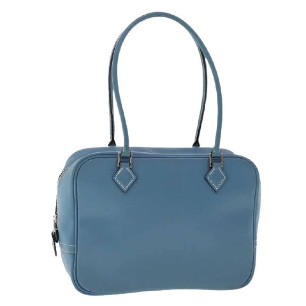 Hermès Vintage Pre-owned Vintage Håndtaske - Vintage - Dame - Blå - ONE SIZE - Læder